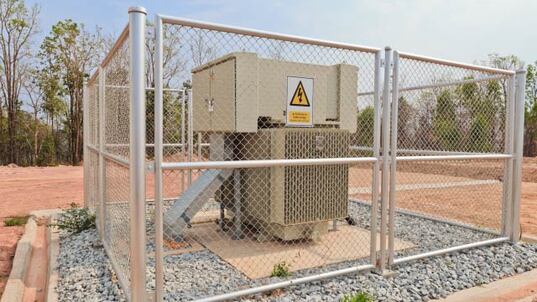 Fenced-High-Voltage-Equipment